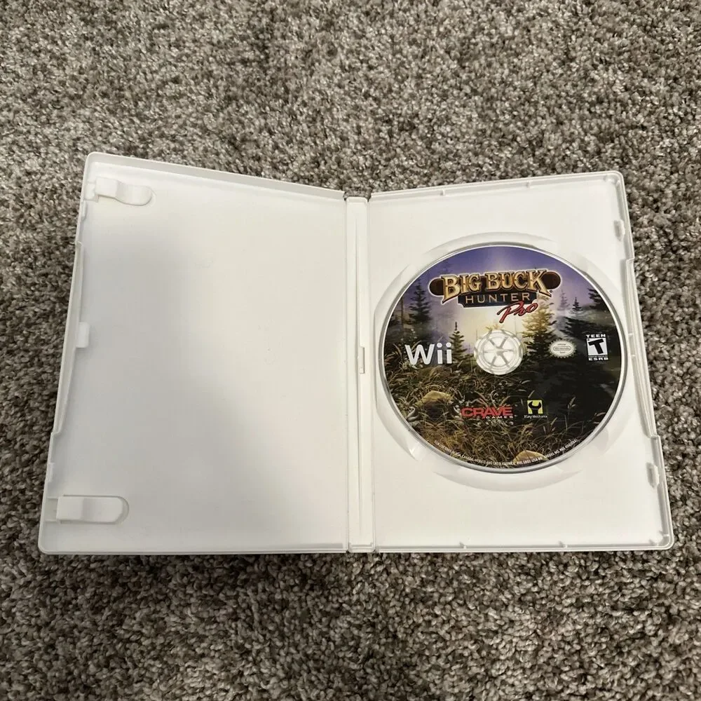 Big Buck Hunter Pro Nintendo Wii Great Condition CIB Works Clean